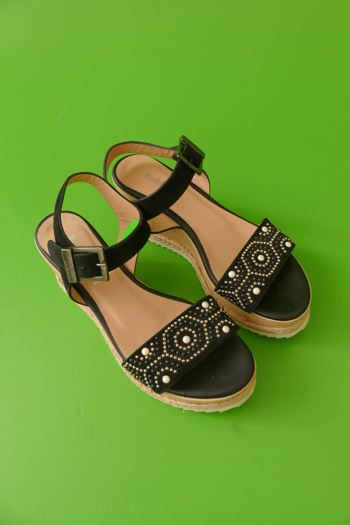 DEF. UUS! Nahast platvormiga rihmikud EU 37 - Baldinini